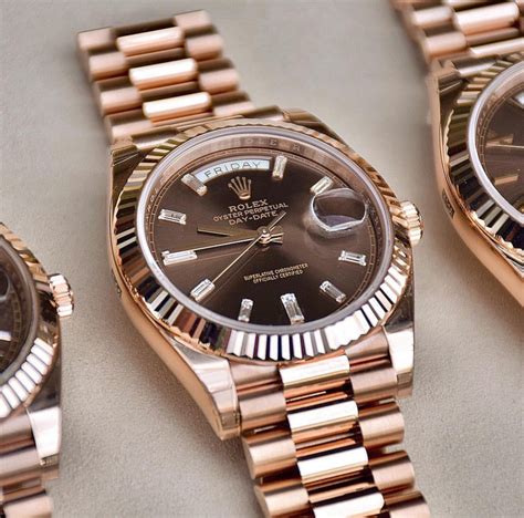 rolex date 40 rose gold|rolex day date 40mm price.